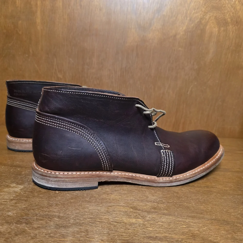 RARE TIMBERLAND BOOT COMPANY HORWEEN LEATHER MADE IN USA CHUKKA BOOTS - LIMITED